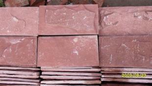 高粱红蘑菇石 自然与工艺的融合，河北志远石材的匠心之作